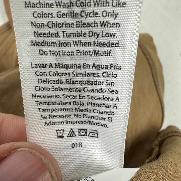 Time And Tru Womens Brown Spaghetti Strap Tank Top Size L - Picture 5 of 5